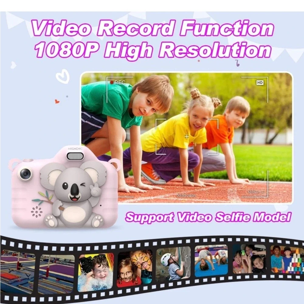 Megachic kids koala Real Digital camera Toy Gift Birthday Easter Creative Arts